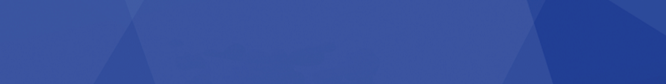 Blue rectangle with triangles.